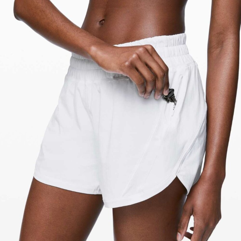 COPY - Lululemon Track That Short - Midrise 5 inch - White